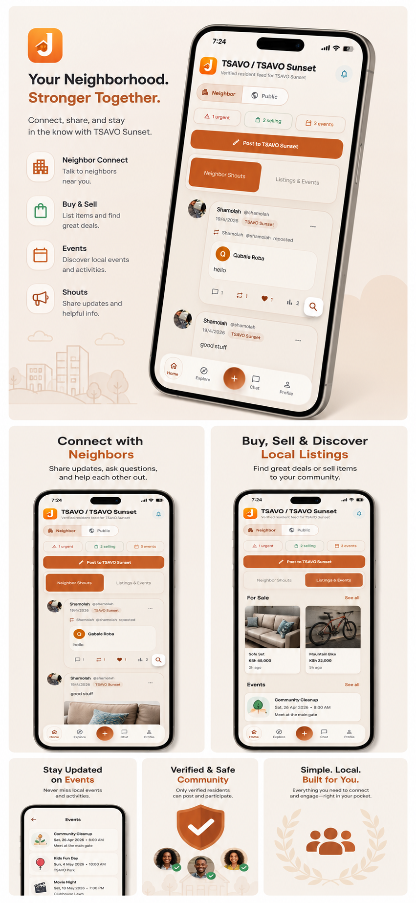 JiraniFy mobile app home screen