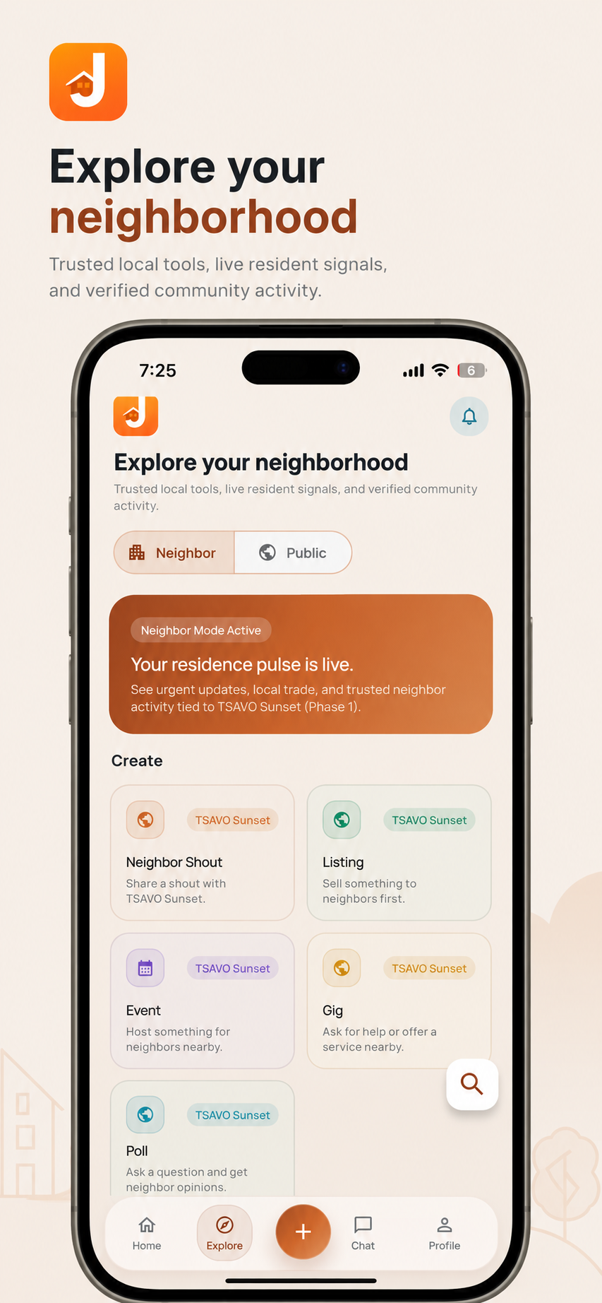 JiraniFy mobile app community feed